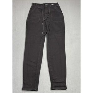 Judy Blue Jeans Womens 5/27 (26x30) Black Jogger Taper Highrise Stretch Denim